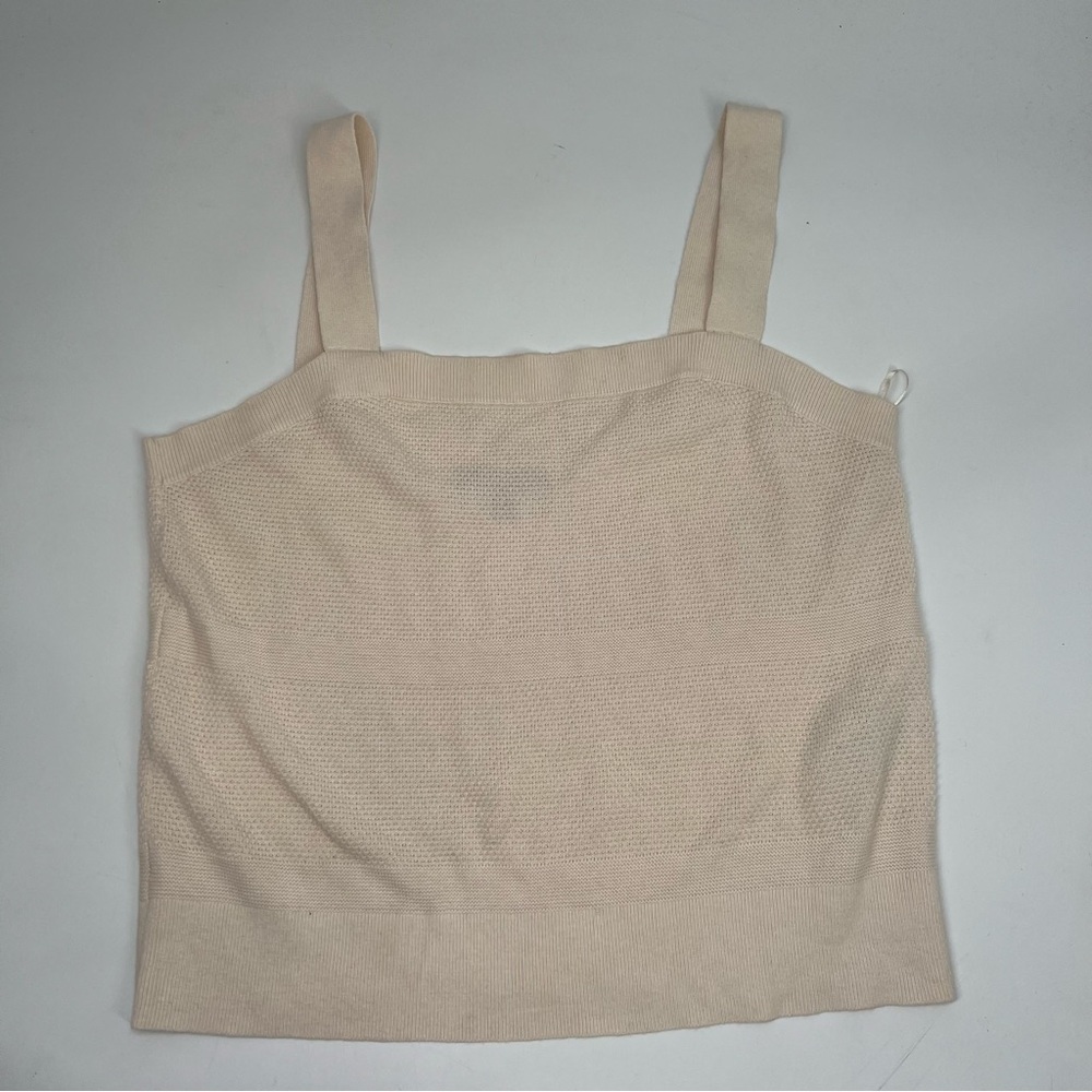 Banana Republic cream sweater tank top size Xl